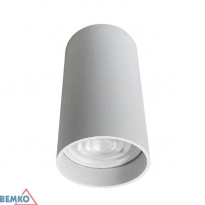 Oprawa downlight LED natynkowa halogenowa tuba 50W biała nieruchoma GU10 BEMKO (C23-DLU-R-GU10-150-WH)